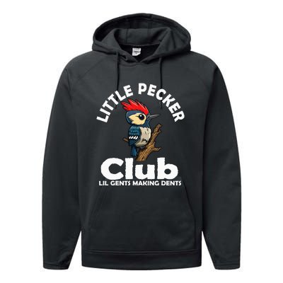 Little Pecker Club Lil Gents Making Dents Performance Fleece Hoodie