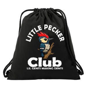 Little Pecker Club Lil Gents Making Dents Drawstring Bag