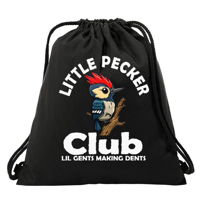 Little Pecker Club Lil Gents Making Dents Drawstring Bag