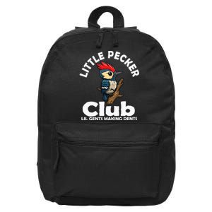 Little Pecker Club Lil Gents Making Dents 16 in Basic Backpack