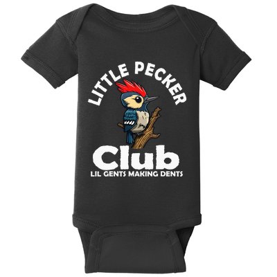 Little Pecker Club Lil Gents Making Dents Baby Bodysuit