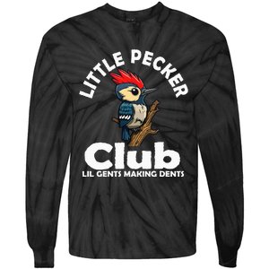 Little Pecker Club Lil Gents Making Dents Tie-Dye Long Sleeve Shirt