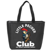 Little Pecker Club Lil Gents Making Dents Zip Tote Bag