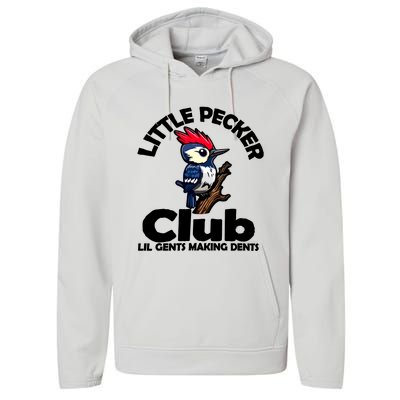 Little Pecker Club Lil Gents Making Dents Performance Fleece Hoodie