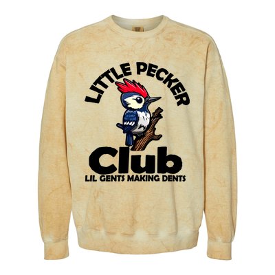 Little Pecker Club Lil Gents Making Dents Colorblast Crewneck Sweatshirt