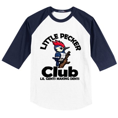 Little Pecker Club Lil Gents Making Dents Baseball Sleeve Shirt