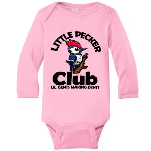 Little Pecker Club Lil Gents Making Dents Baby Long Sleeve Bodysuit