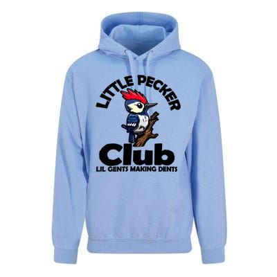 Little Pecker Club Lil Gents Making Dents Unisex Surf Hoodie