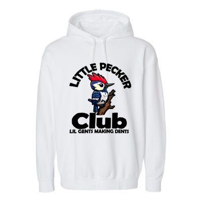 Little Pecker Club Lil Gents Making Dents Garment-Dyed Fleece Hoodie