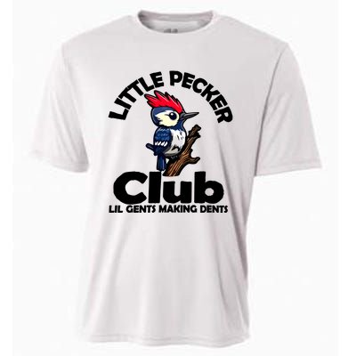 Little Pecker Club Lil Gents Making Dents Cooling Performance Crew T-Shirt