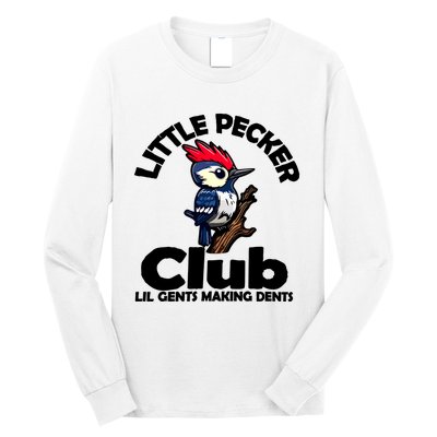 Little Pecker Club Lil Gents Making Dents Long Sleeve Shirt