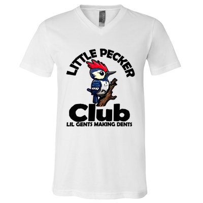 Little Pecker Club Lil Gents Making Dents V-Neck T-Shirt