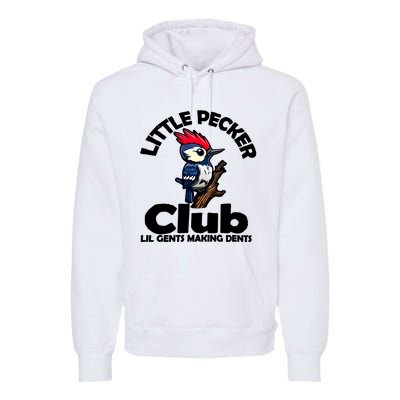 Little Pecker Club Lil Gents Making Dents Premium Hoodie