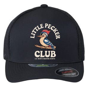 Little Pecker Club Funny Adult Humor Flexfit Unipanel Trucker Cap