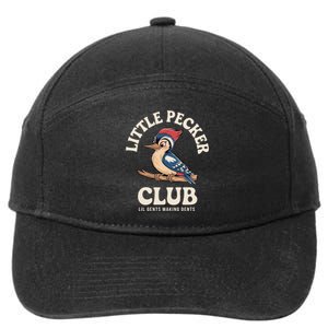 Little Pecker Club Funny Adult Humor 7-Panel Snapback Hat