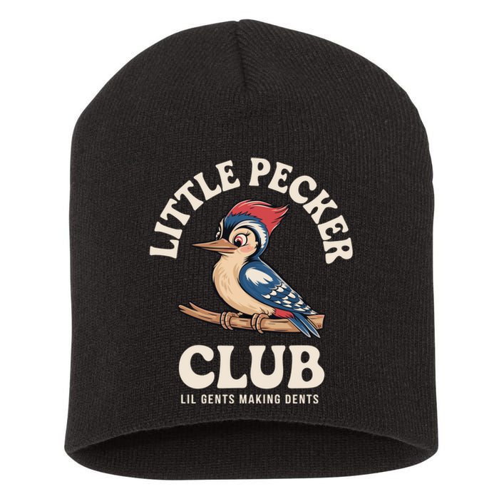 Little Pecker Club Funny Adult Humor Short Acrylic Beanie