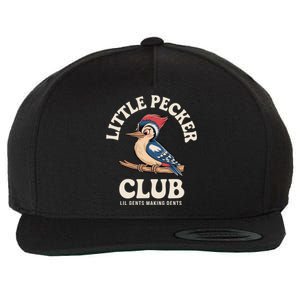 Little Pecker Club Funny Adult Humor Wool Snapback Cap