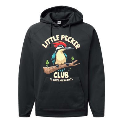 Little Pecker Club Lil Gents Making Dents Performance Fleece Hoodie