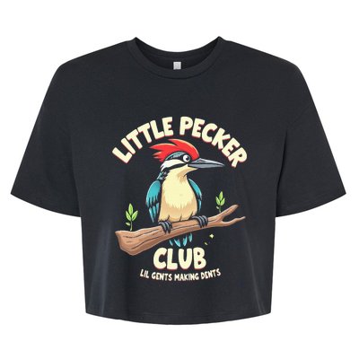 Little Pecker Club Lil Gents Making Dents Bella+Canvas Jersey Crop Tee