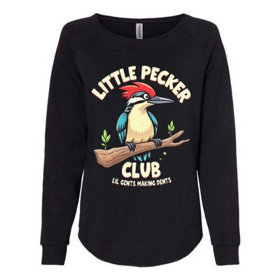 Little Pecker Club Lil Gents Making Dents Womens California Wash Sweatshirt