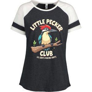 Little Pecker Club Lil Gents Making Dents Enza Ladies Jersey Colorblock Tee