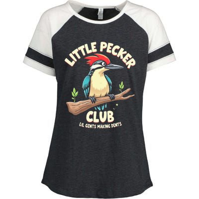 Little Pecker Club Lil Gents Making Dents Enza Ladies Jersey Colorblock Tee