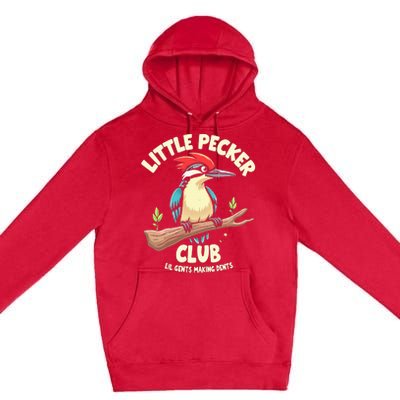 Little Pecker Club Lil Gents Making Dents Premium Pullover Hoodie