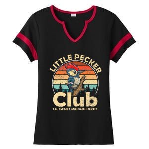 Little Pecker Club Lil Gents Making Dents Ladies Halftime Notch Neck Tee