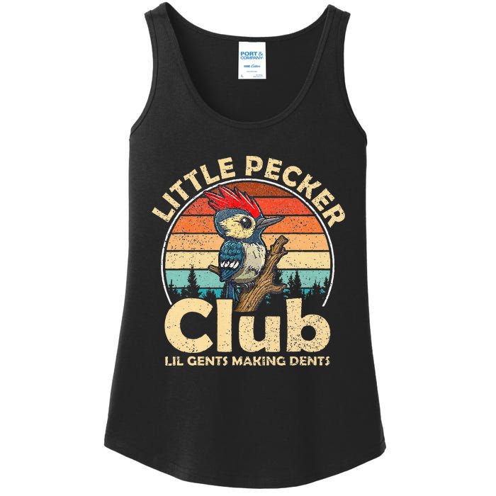 Little Pecker Club Lil Gents Making Dents Ladies Essential Tank