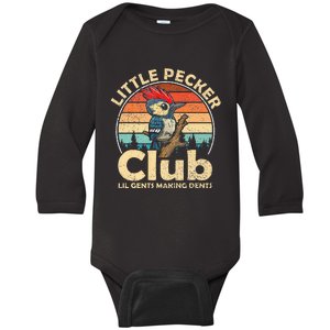 Little Pecker Club Lil Gents Making Dents Baby Long Sleeve Bodysuit