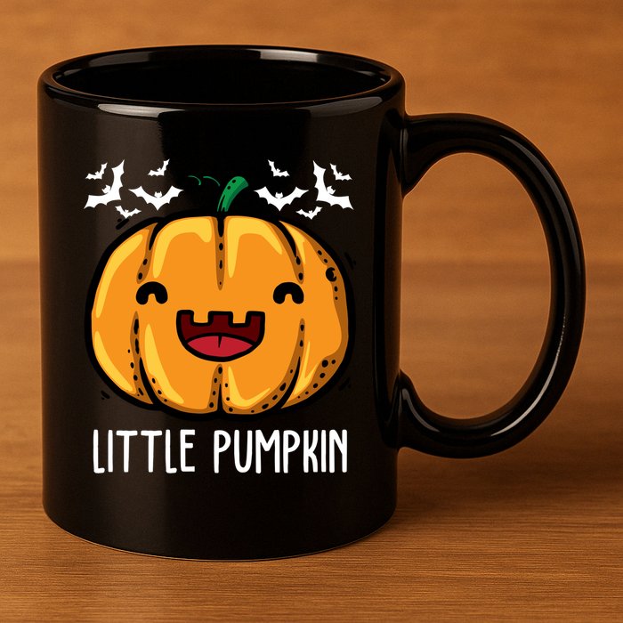 Little Pumpkin Cute Halloween 11oz C Handle Ceramic Mug