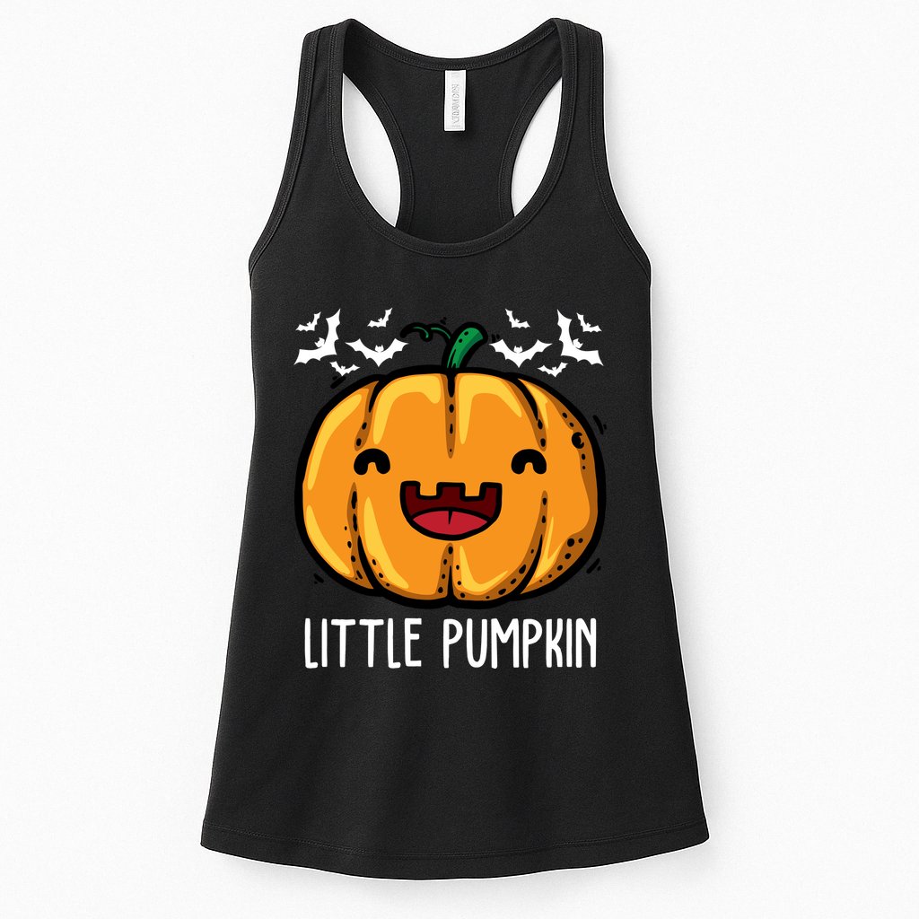 Little Pumpkin Cute Halloween Womens Tank Top