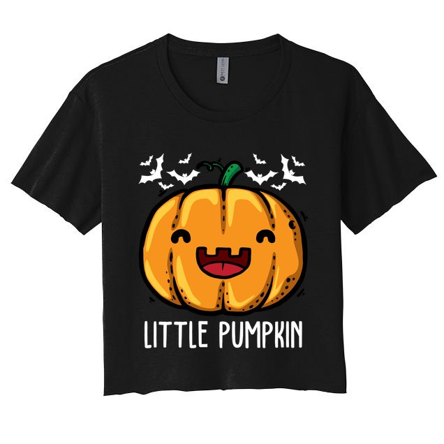 Little Pumpkin Cute Halloween Crop Top
