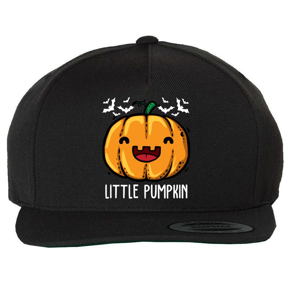 Little Pumpkin Cute Halloween Wool Snapback Cap