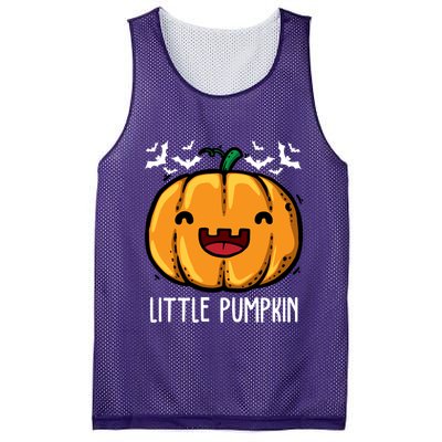 Little Pumpkin Cute Halloween Mesh Reversible Basketball Jersey Tank
