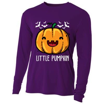 Little Pumpkin Cute Halloween Cooling Performance Long Sleeve Crew