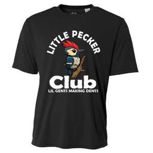 Little Pecker Club Lil Gents Making Dents Cooling Performance Crew T-Shirt