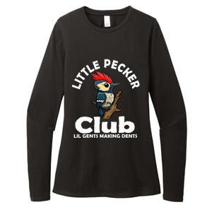 Little Pecker Club Lil Gents Making Dents Womens CVC Long Sleeve Shirt