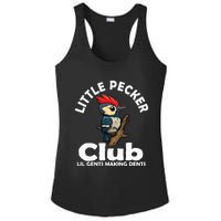 Little Pecker Club Lil Gents Making Dents Ladies PosiCharge Competitor Racerback Tank