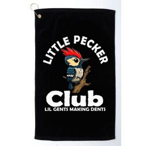 Little Pecker Club Lil Gents Making Dents Platinum Collection Golf Towel