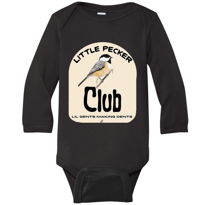 Little Pecker Club Baby Long Sleeve Bodysuit