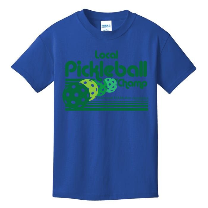 Local Pickleball Champ Professional Pickleballer Gift Kids T-Shirt