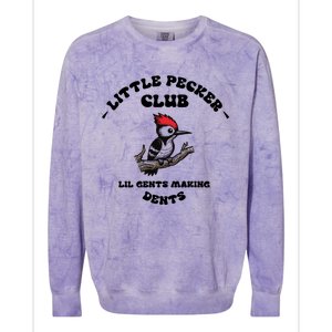 Little Pecker Club Lil Gents Making Dents Colorblast Crewneck Sweatshirt