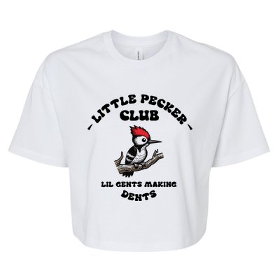 Little Pecker Club Lil Gents Making Dents Bella+Canvas Jersey Crop Tee