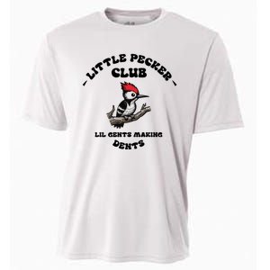 Little Pecker Club Lil Gents Making Dents Cooling Performance Crew T-Shirt