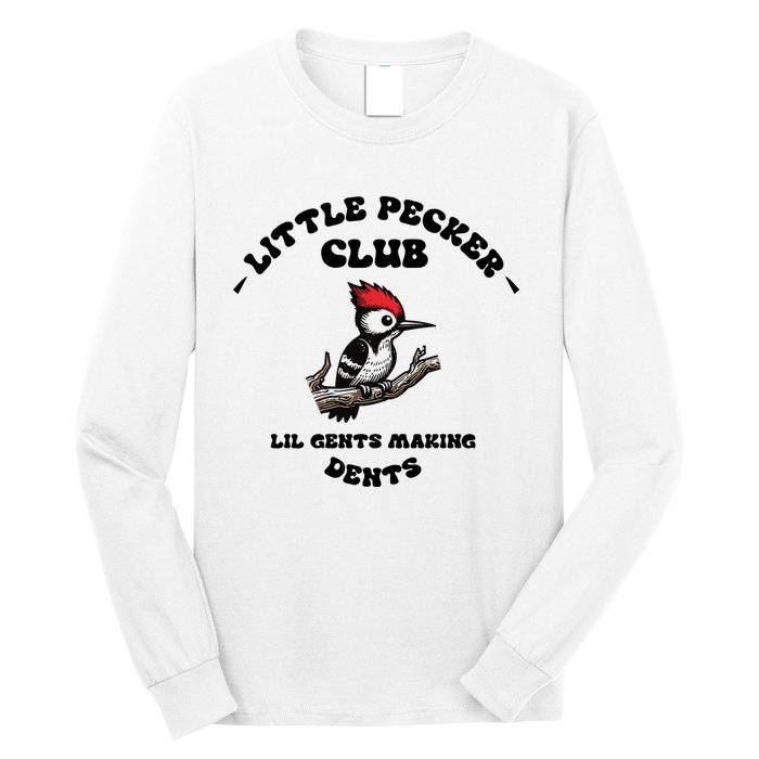 Little Pecker Club Lil Gents Making Dents Long Sleeve Shirt