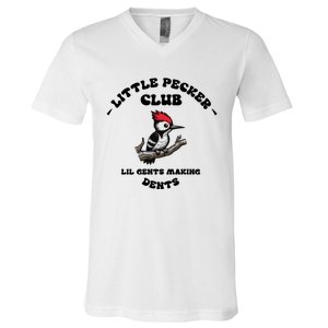 Little Pecker Club Lil Gents Making Dents V-Neck T-Shirt