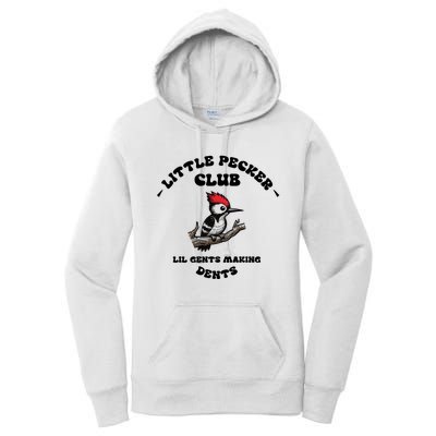 Little Pecker Club Lil Gents Making Dents Women's Pullover Hoodie