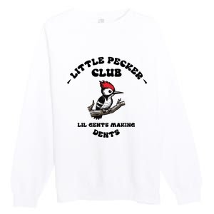 Little Pecker Club Lil Gents Making Dents Premium Crewneck Sweatshirt