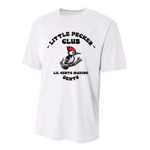 Little Pecker Club Lil Gents Making Dents Performance Sprint T-Shirt